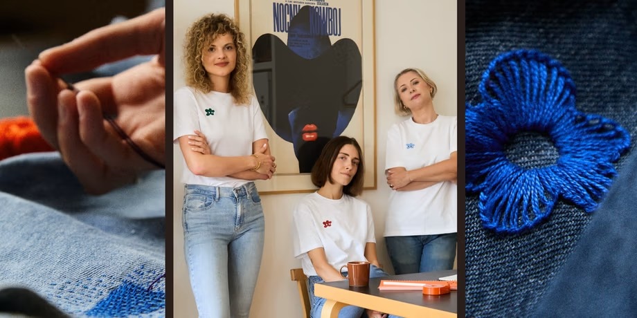 Założycielki INTU Circularity: Veronika Czarnocka, Marta Lipka-Krawczyk i Zofia Piwowarek